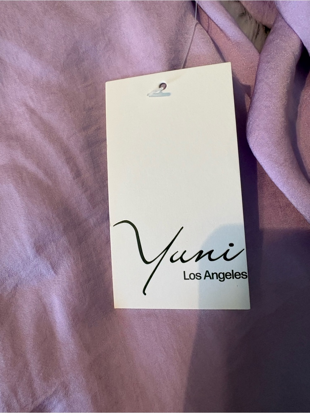 Light Lavender Tie-Neck Ruffle Blouse NWT - Picture 8 of 12